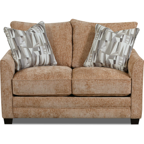 Juniper 58" Twin Sleep Sofa in Brandy Brown Chenille Fabric